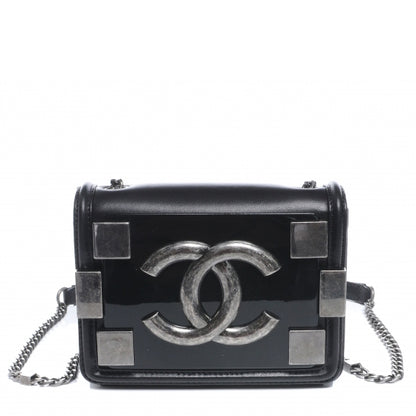 Chanel Lambskin and Plexiglass Boy Brick Flap Black 1 of 6