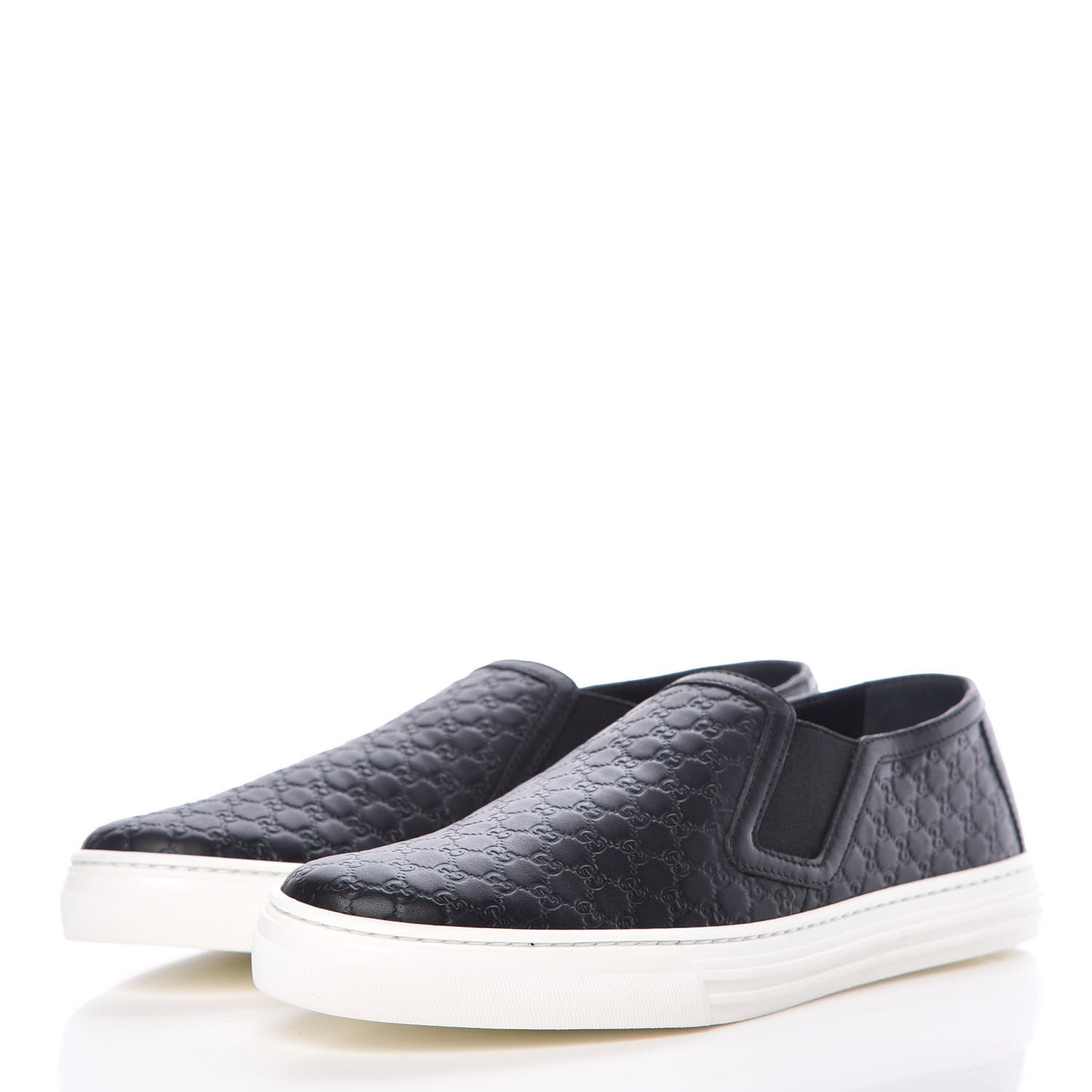 Microguccissima Womens Slip On Sneakers 39 Black