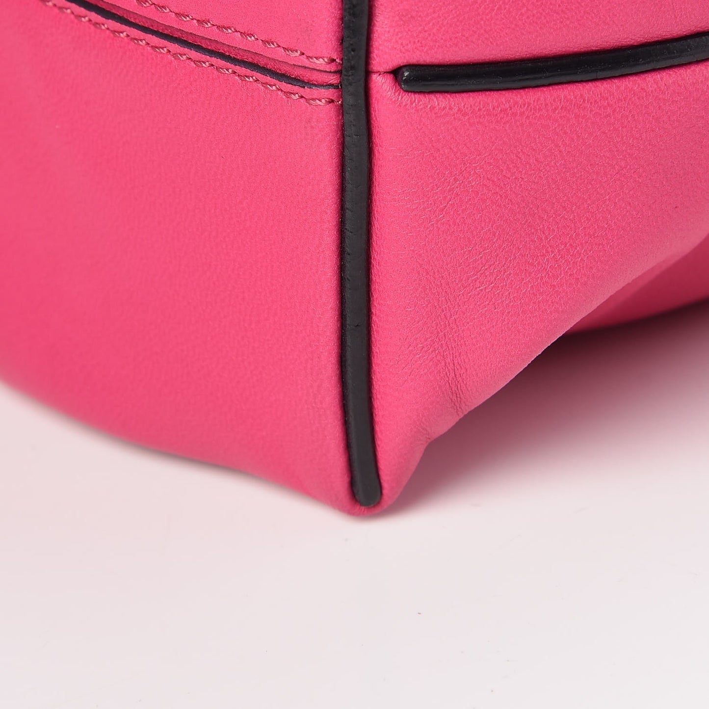 Nappa Flamenco Knot Bag Fuchsia