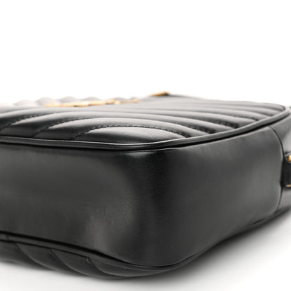 Saint Laurent Calfskin Matelasse Monogram Lou Camera Bag Black 10 of 11