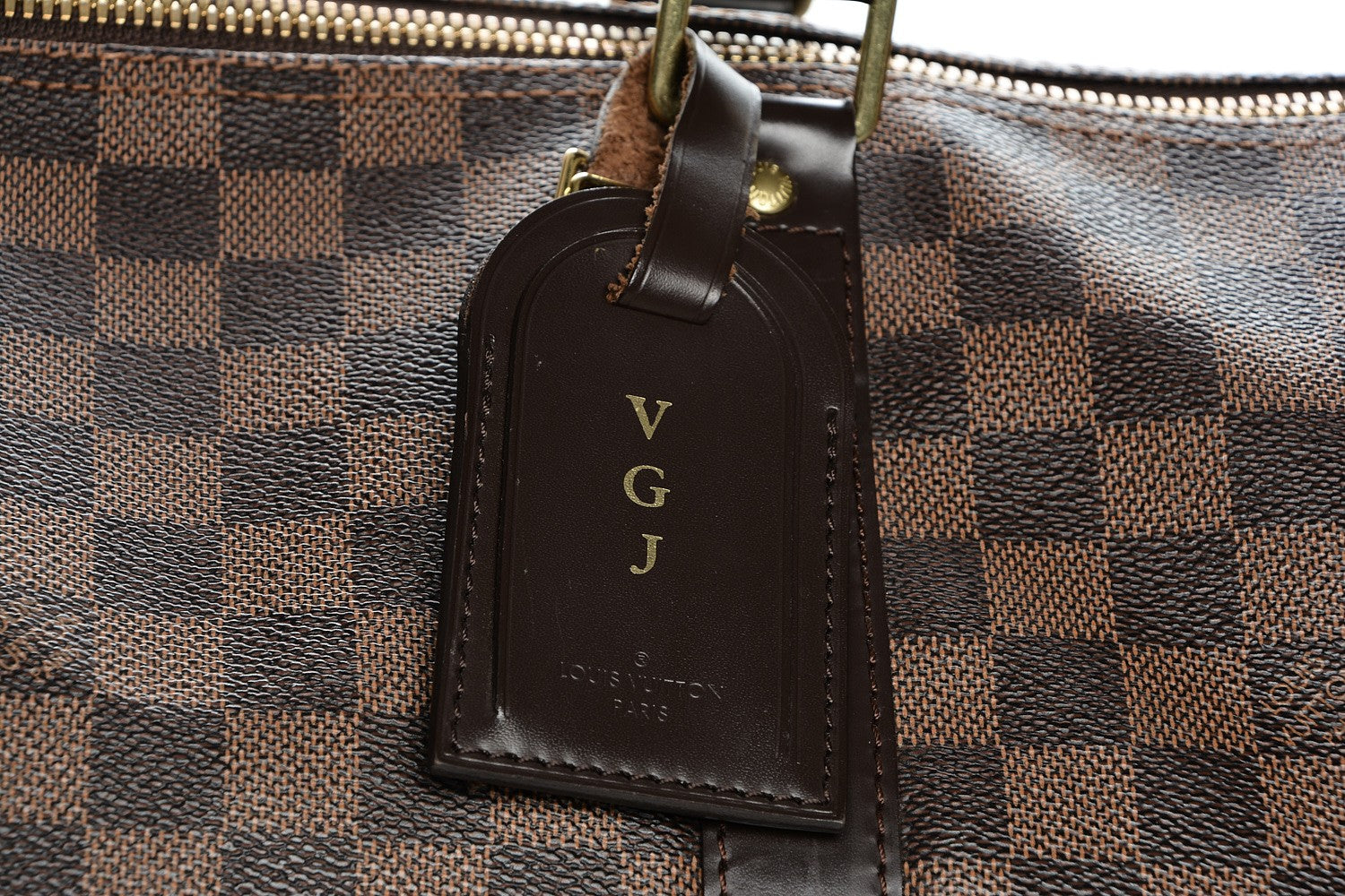Louis Vuitton Damier Ebene Keepall 50 13 of 13
