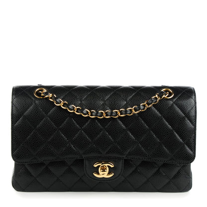 Chanel Caviar Quilted Medium Double Flap Black 1 of 8