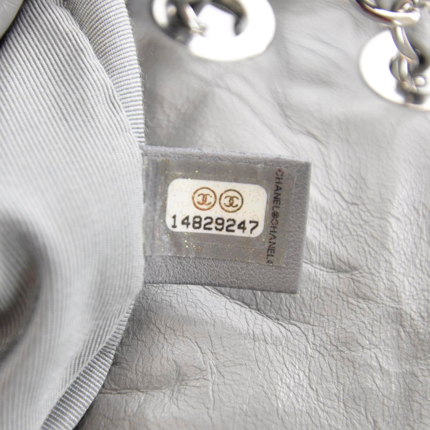 Chanel Leather Ultra Stitch Flap Grey 10 of 11