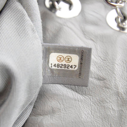 Chanel Leather Ultra Stitch Flap Grey 10 of 11