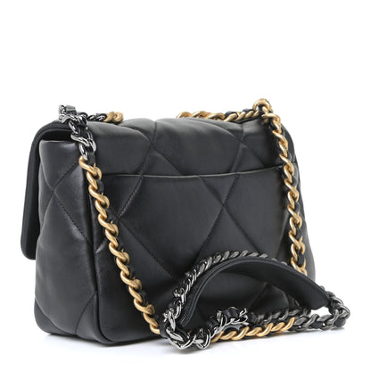 Chanel Lambskin Quilted Medium Chanel 19 Flap Black 3 of 10