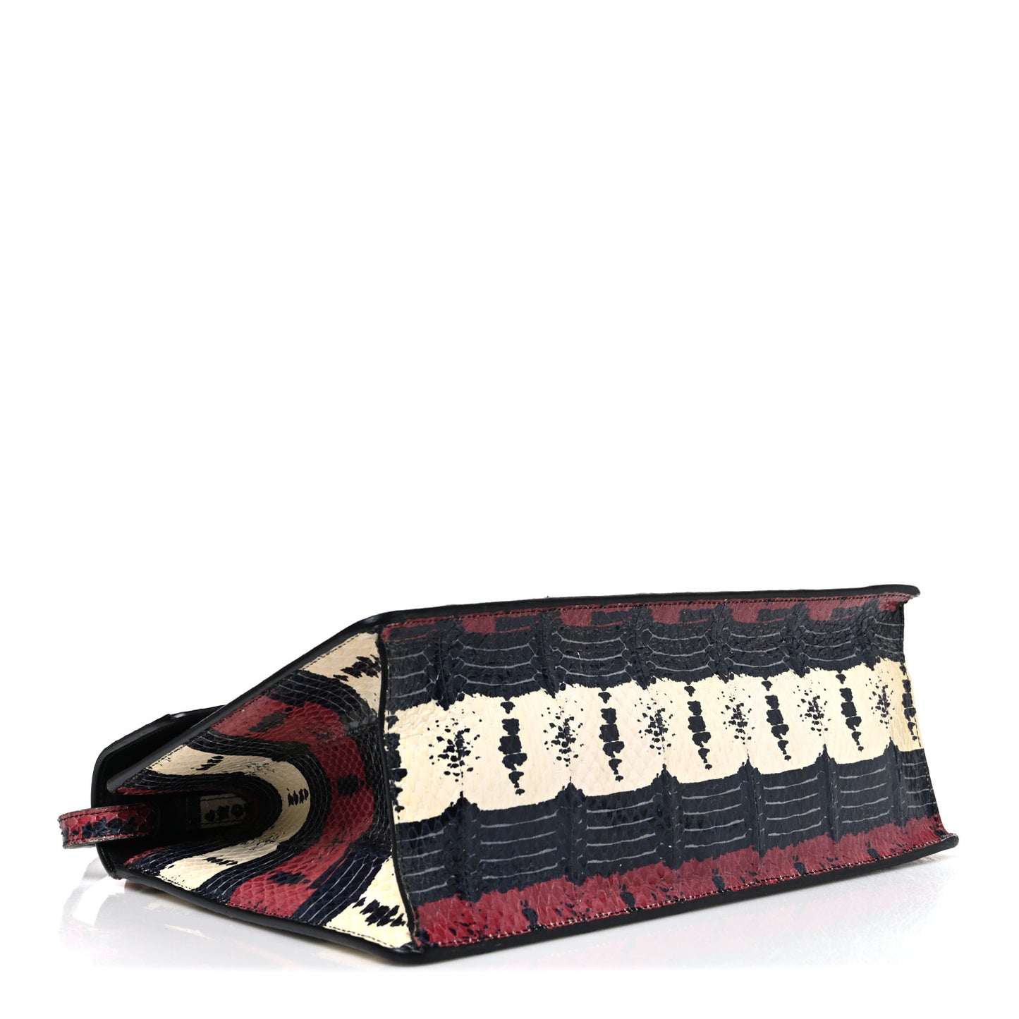 Snakeskin Small Lilith Top Handle Bag