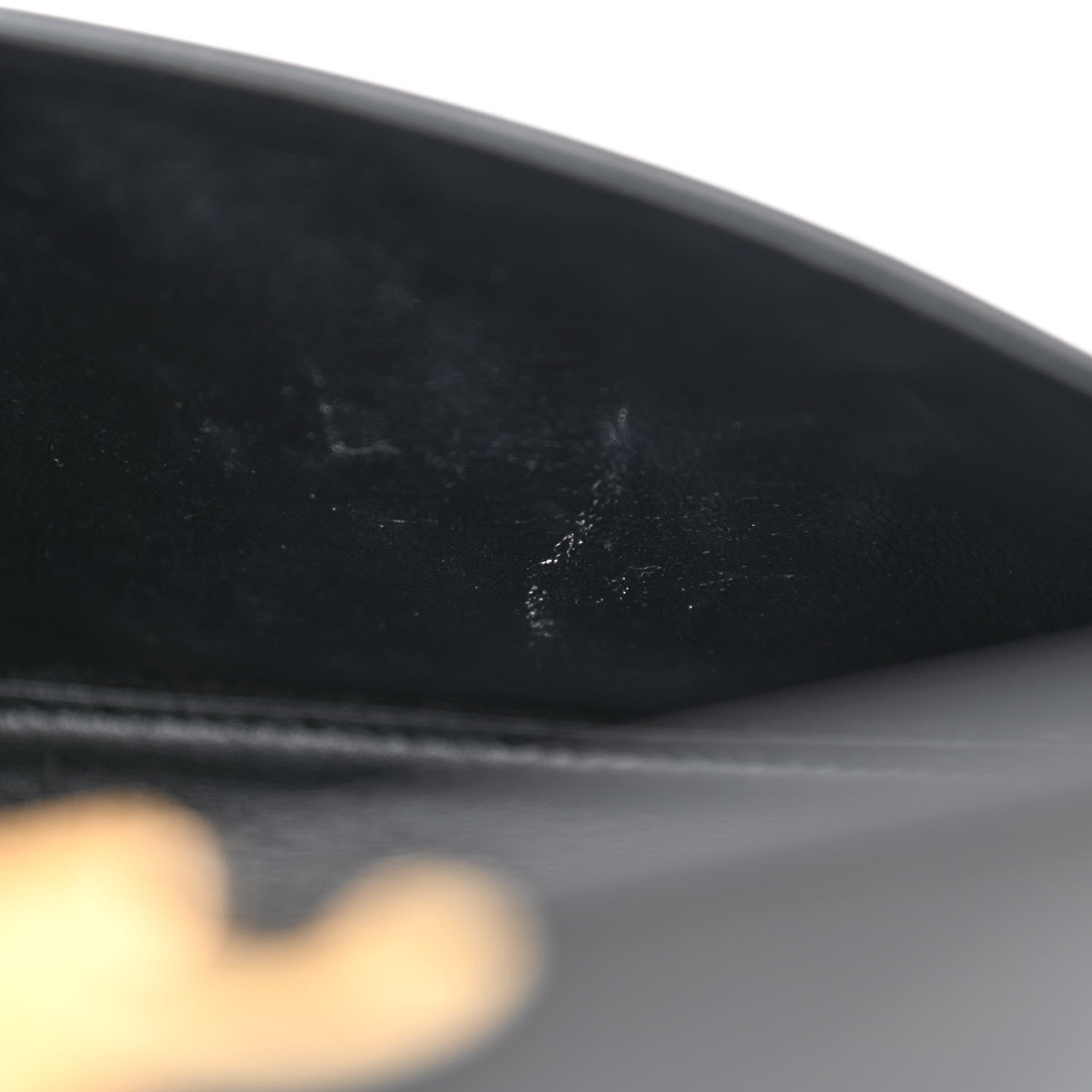 Celine Shiny Calfskin Triomphe Shoulder Bag Black 8 of 12