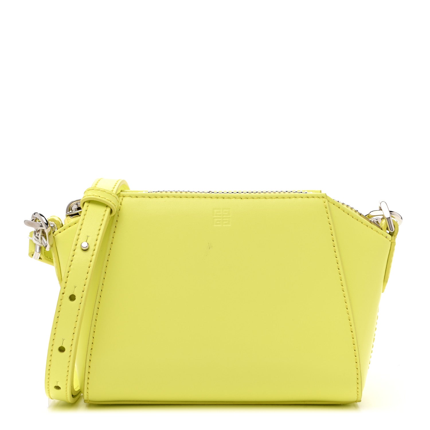 Givenchy Smooth Calfskin Nano Antigona Acid Yellow 1 of 12