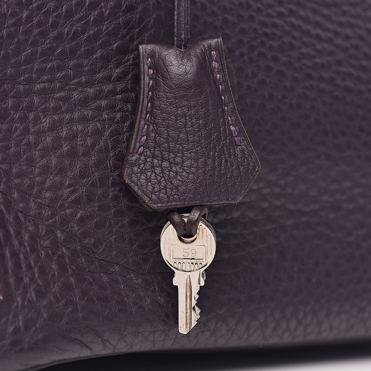 Hermes Taurillon Clemence Birkin 30 Raisin 24 of 39