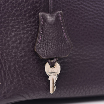Hermes Taurillon Clemence Birkin 30 Raisin 24 of 39