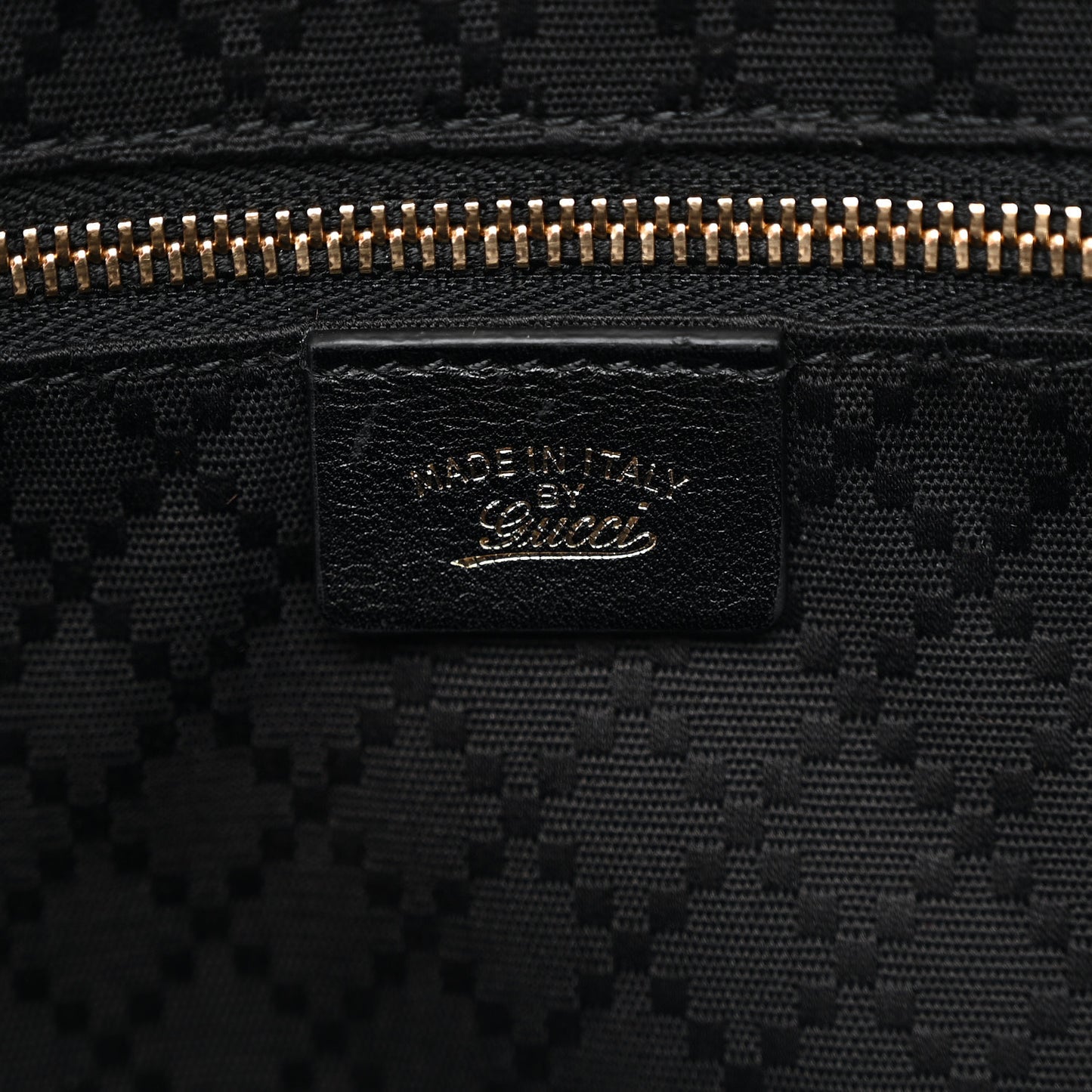 Calfskin Web Large Borsetto Boston Black