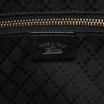 Gucci Calfskin Web Large Borsetto Boston Black 6 of 11