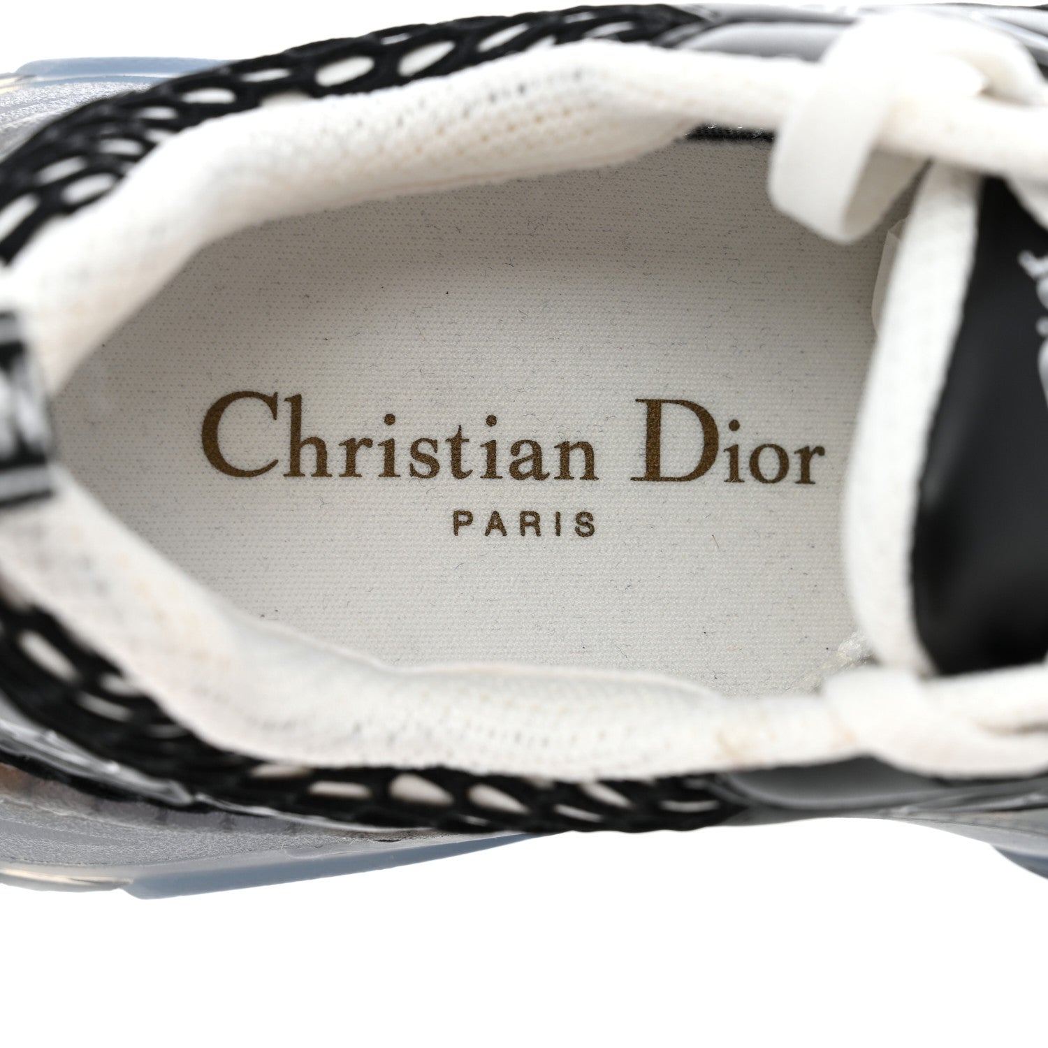 Christian Dior Matte Technical Fabric Mesh Dior Vibe Sneakers 37 Black 6 of 10