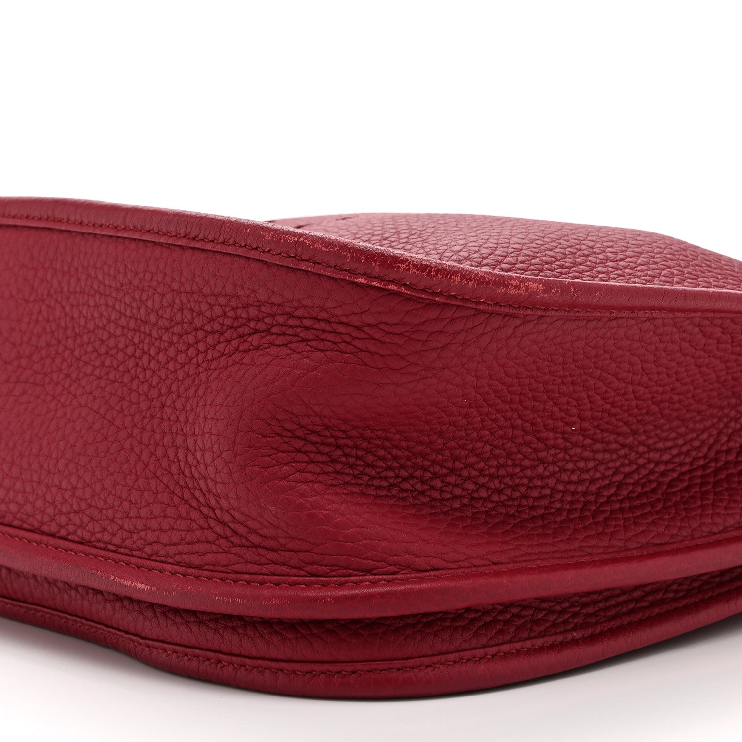 Hermes Taurillon Clemence Evelyne III GM Rouge H 10 of 10