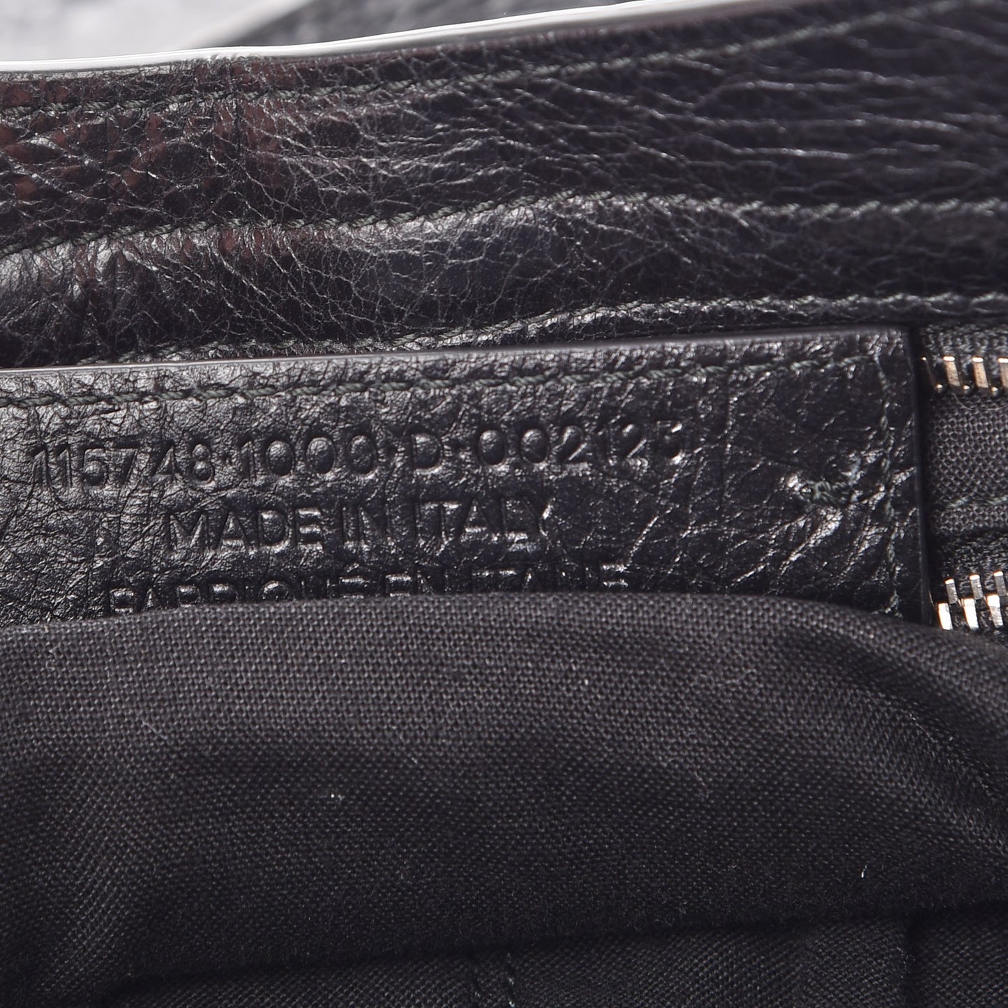 Agneau Classic Silver Hardware City Black