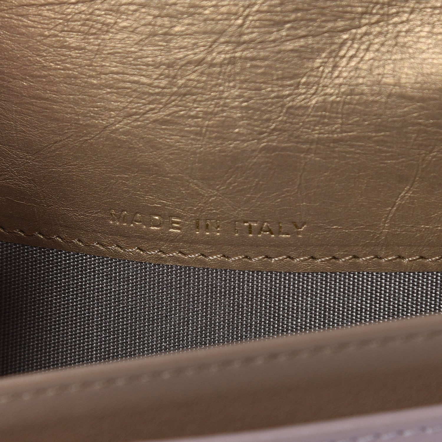 Chanel Metallic Calfskin Diamond Stitched Yen Wallet Gold 8 of 11