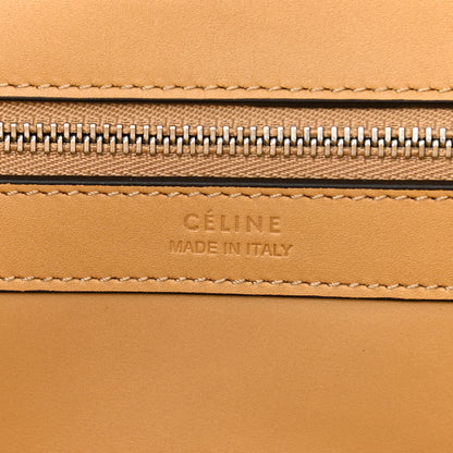Celine Satinated Natural Calfskin Large Studs Vertical Cabas Sand 6 of 10