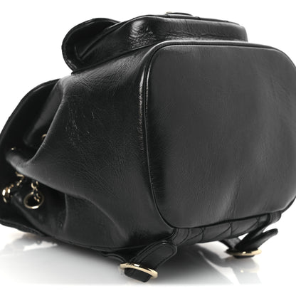 Chanel Lambskin Quilted Small Duma Drawstring Backpack Black 9 of 11