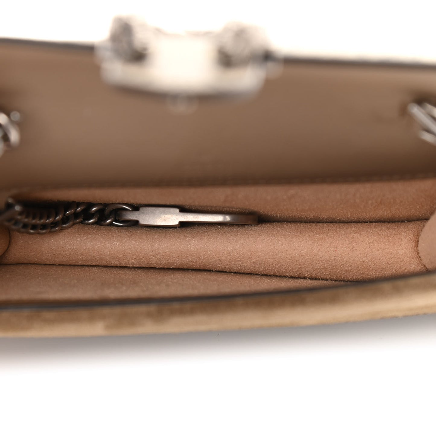 GG Supreme Monogram Super Mini Dionysus Shoulder Bag Taupe