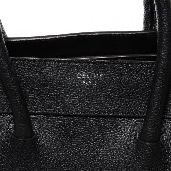 Celine Drummed Mini Luggage Black 8 of 8