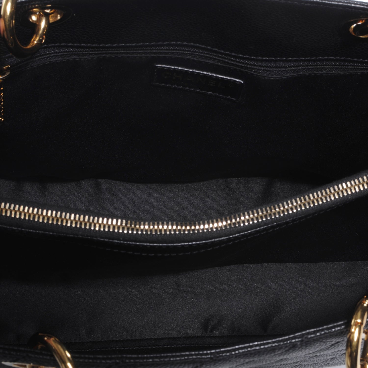 Chanel Caviar Grand Shopping Tote GST Black 5 of 7