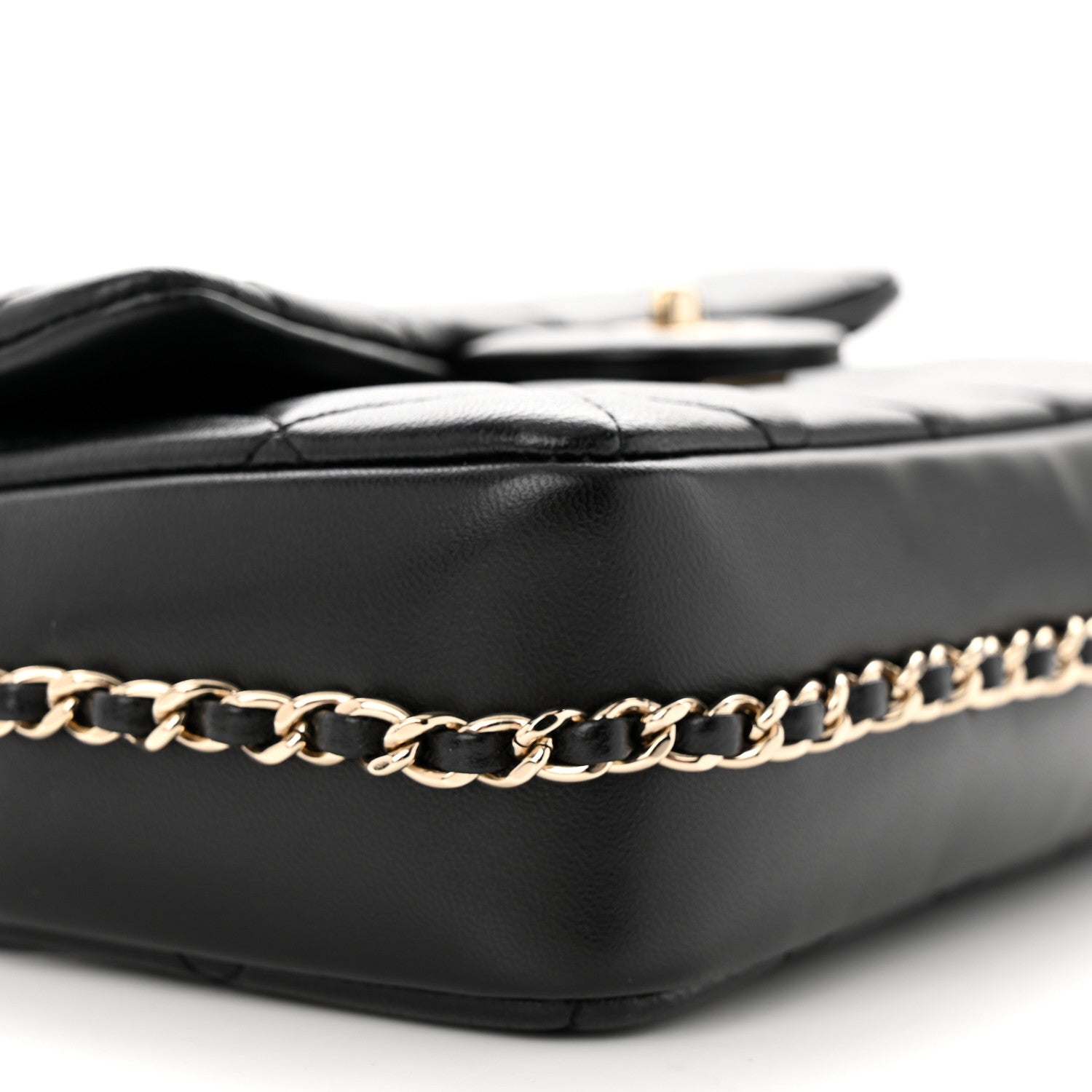 Chanel Lambskin Quilted Small My Precious Flap Black 9 of 10