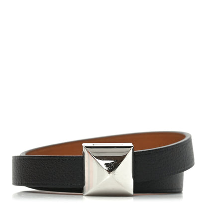 Hermes Swift Medor Infini Double Tour Bracelet T1 Black 1 of 5