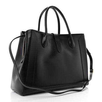 Gucci Boarded Plutone Calfskin Large Jackie 1961 Tote Black 3 of 8
