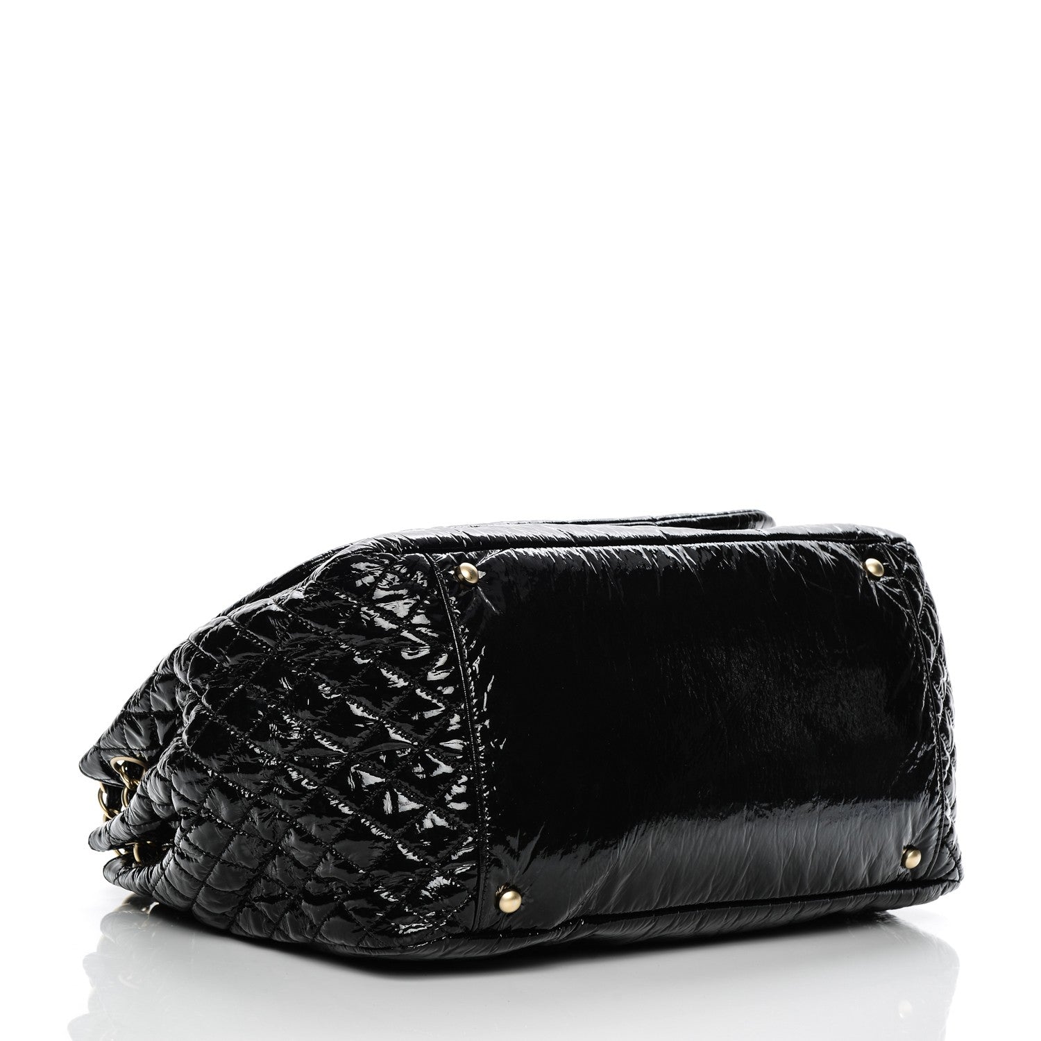 Chanel Vinyl XL Rock and Chain Flap Black 4 of 7