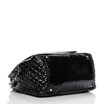 Chanel Vinyl XL Rock and Chain Flap Black 4 of 7