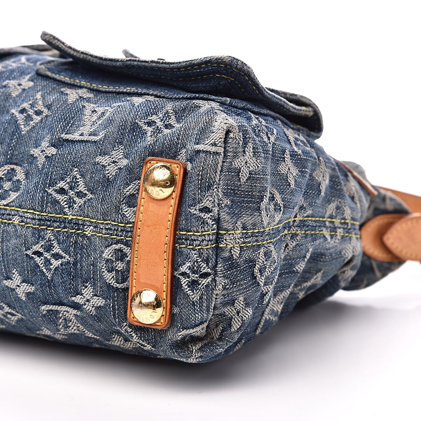Monogram Denim Baggy PM Blue