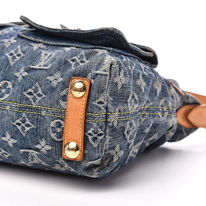 Louis Vuitton Monogram Denim Baggy PM Blue 9 of 15