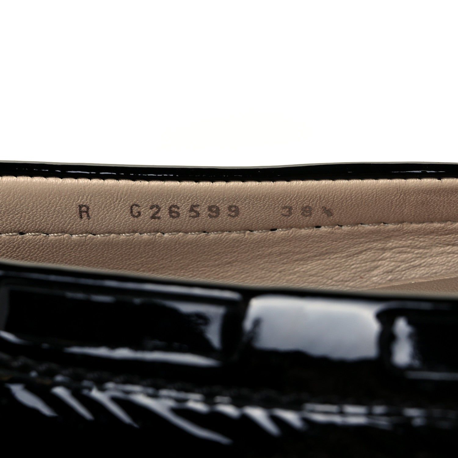 Chanel Patent CC Mocassin Loafers 38.5 Black 15 of 16