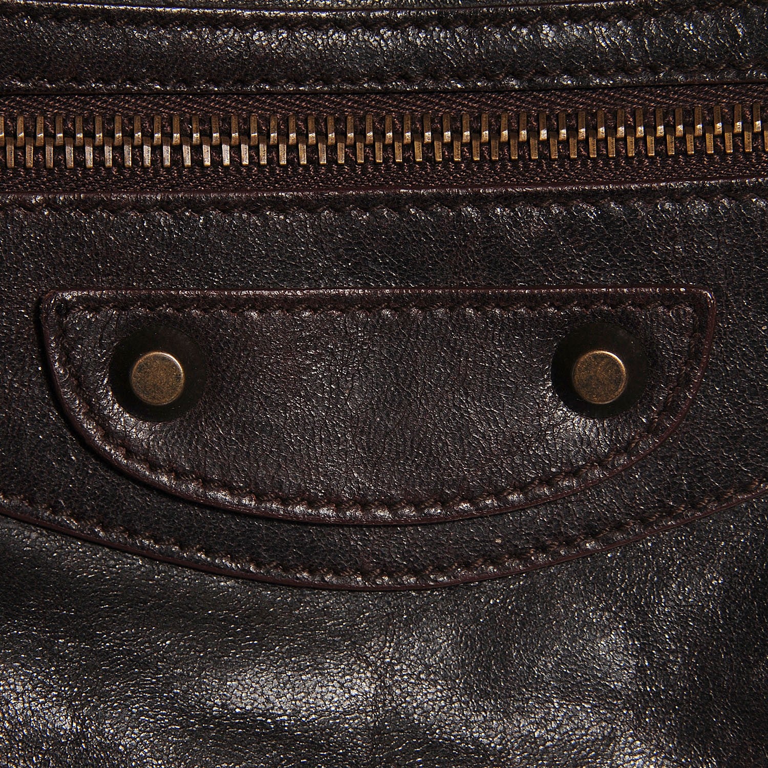 Balenciaga Chevre Classic Hardware City Chocolate 8 of 15
