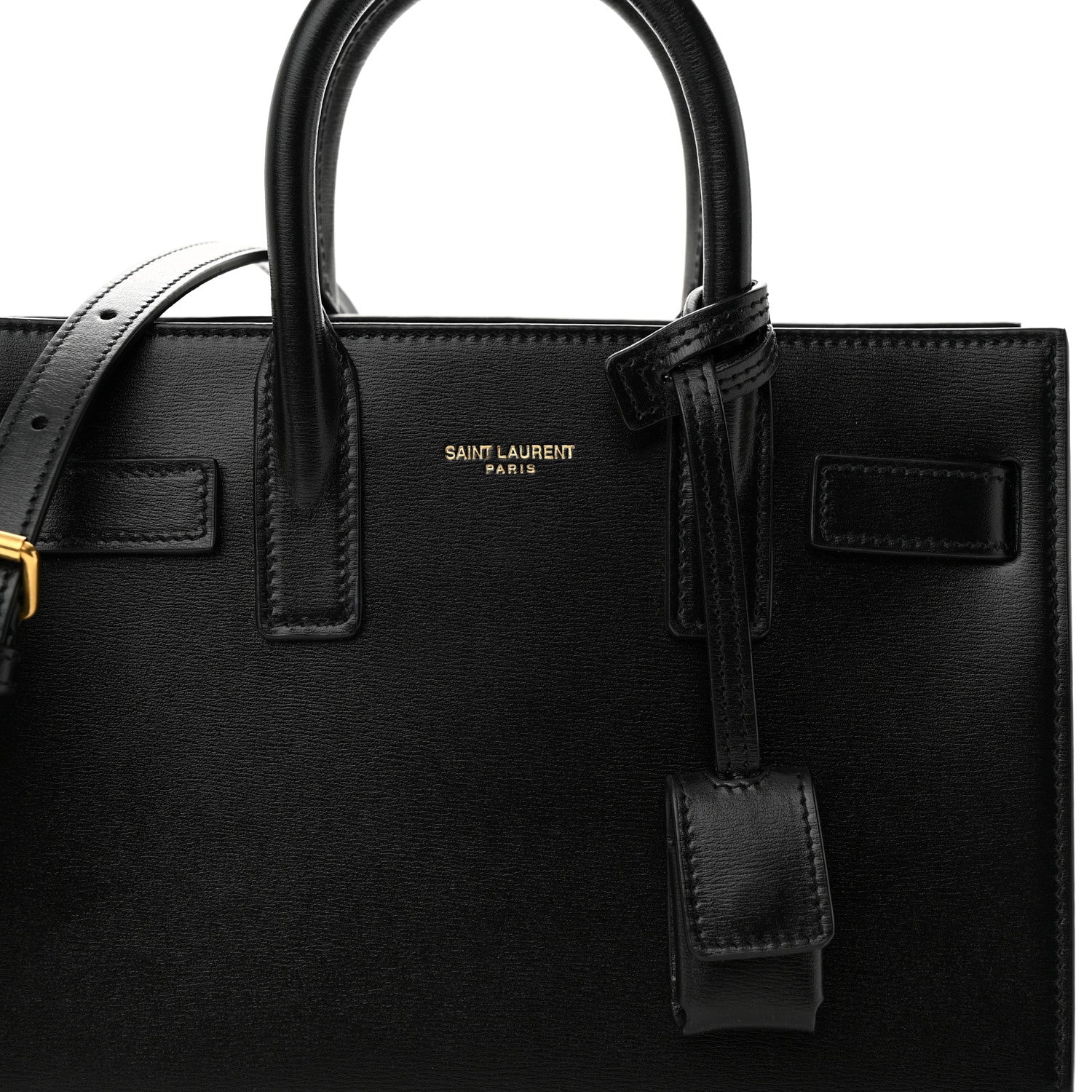 Saint Laurent Calfskin Nano Sac De Jour Black 8 of 11