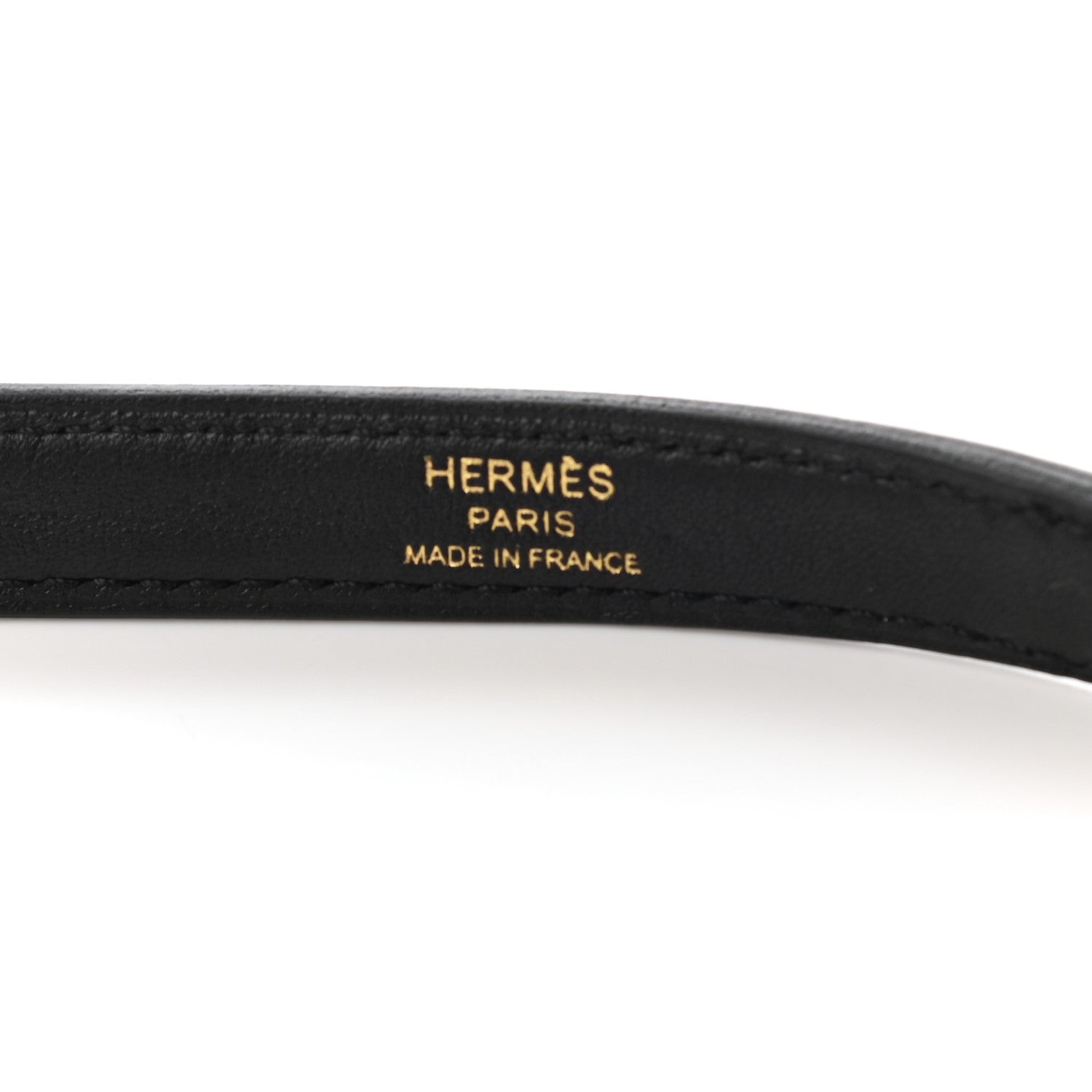 Hermes Swift 16mm Mini Dog Carres Bag Strap Black 3 of 6