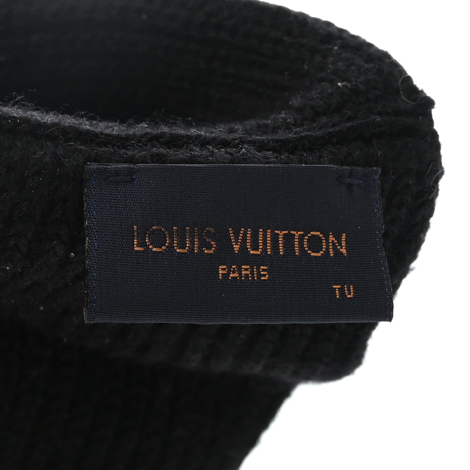 Louis Vuitton Wool Alps Headband Black 4 of 5