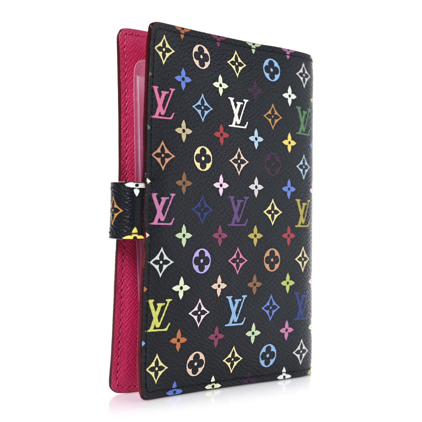 Monogram Multicolor Small Ring Agenda Cover Black Grenade