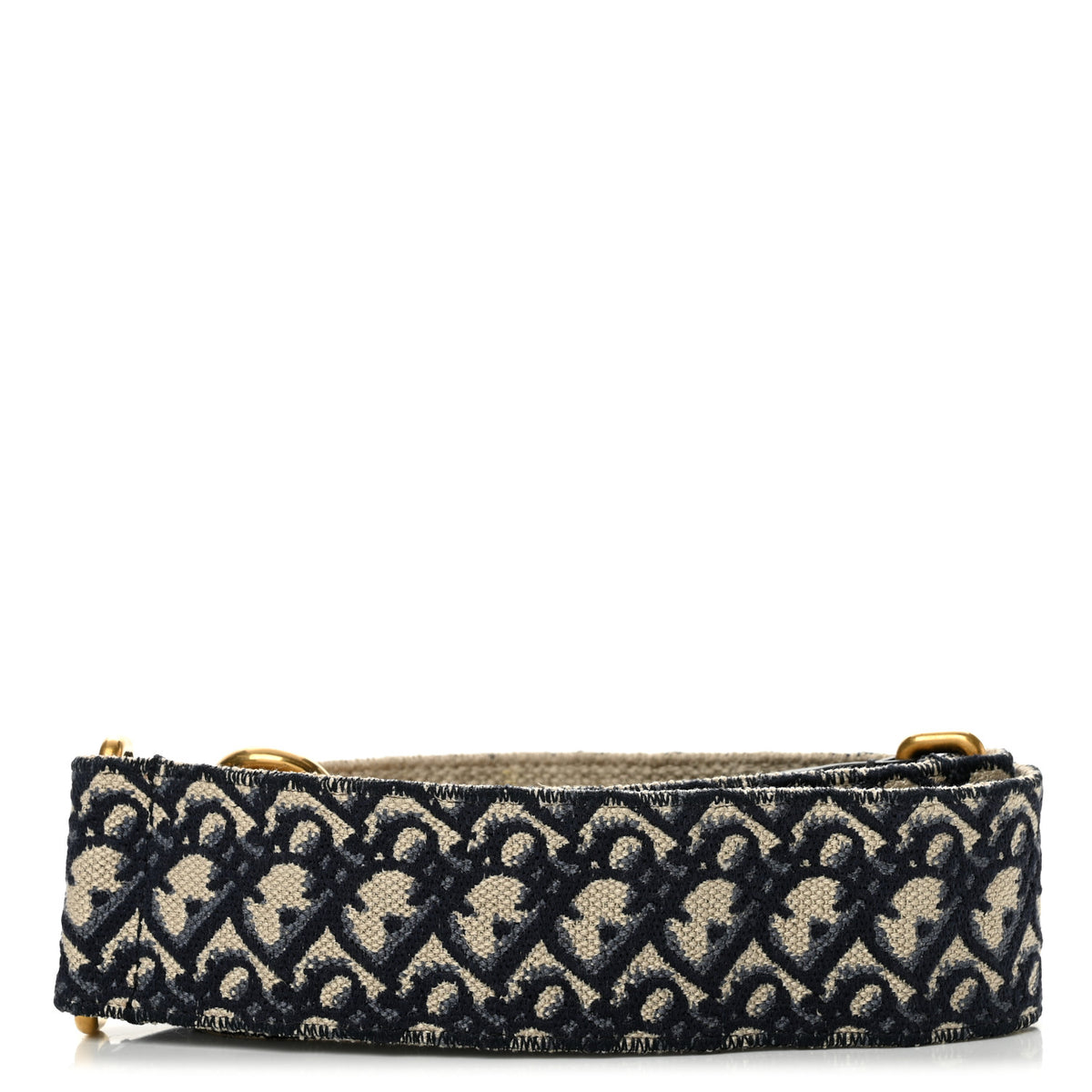 Christian Dior Oblique Shoulder Strap Blue 2 of 6