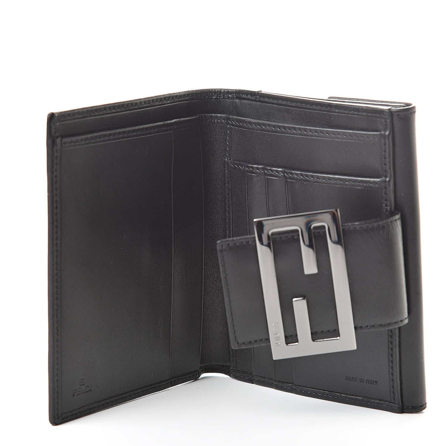 Fendi Zucchino Compact Wallet Tobacco 5 of 8