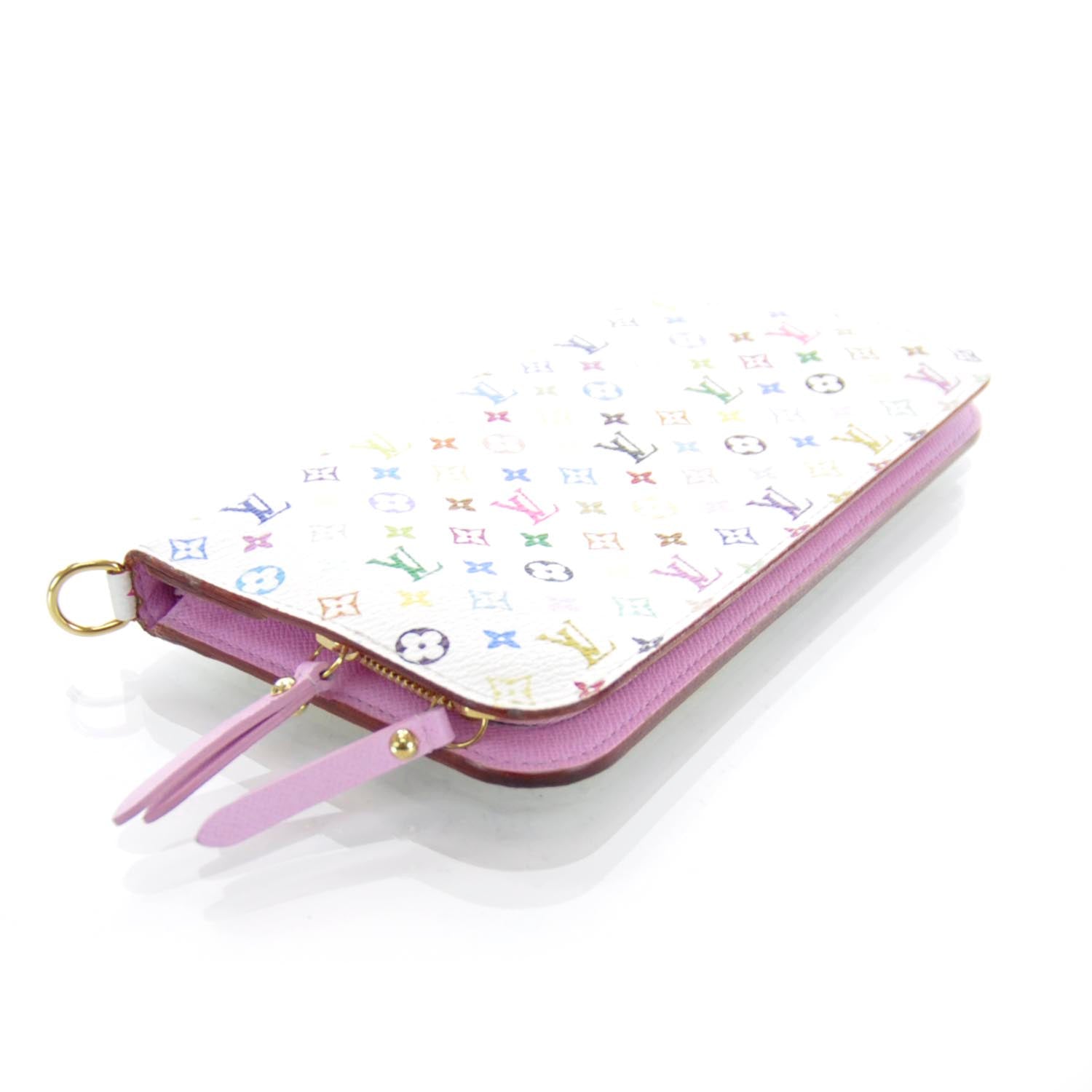 Louis Vuitton Monogram Multicolor Insolite Wallet Litchi 3 of 6
