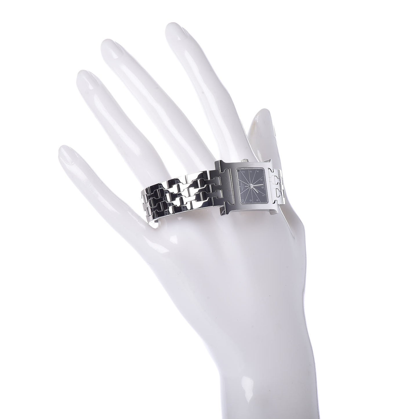 Stainless Steel 21mm Heure H Hour Quartz Watch Black