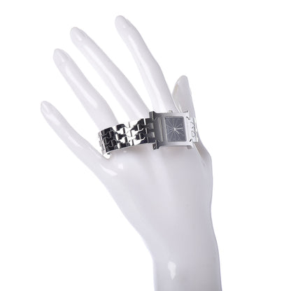 Hermes Stainless Steel 21mm Heure H Hour Quartz Watch Black 2 of 9