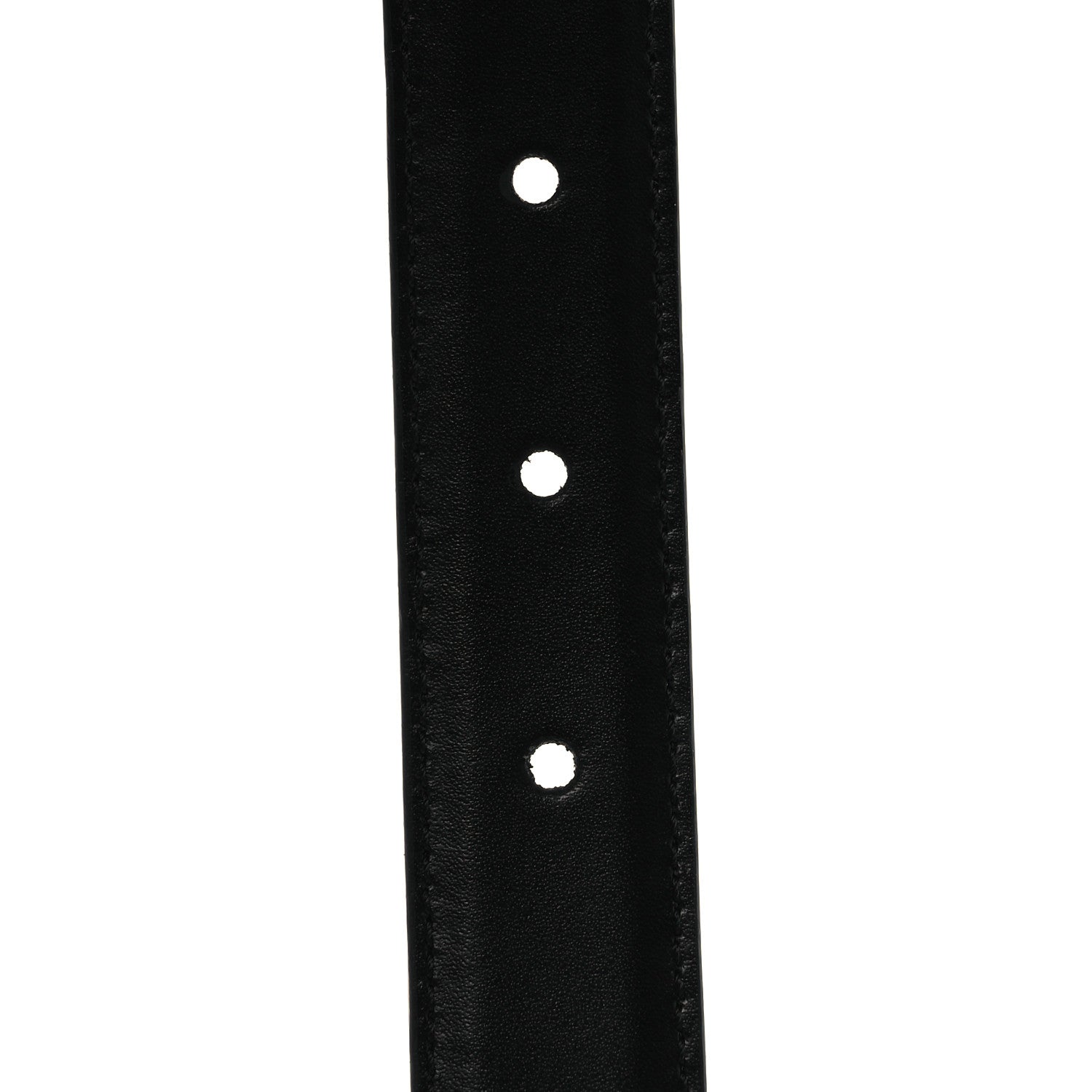 Celine Box Calfskin Medium 25mm Triomphe Belt 80 32 Black 4 of 7