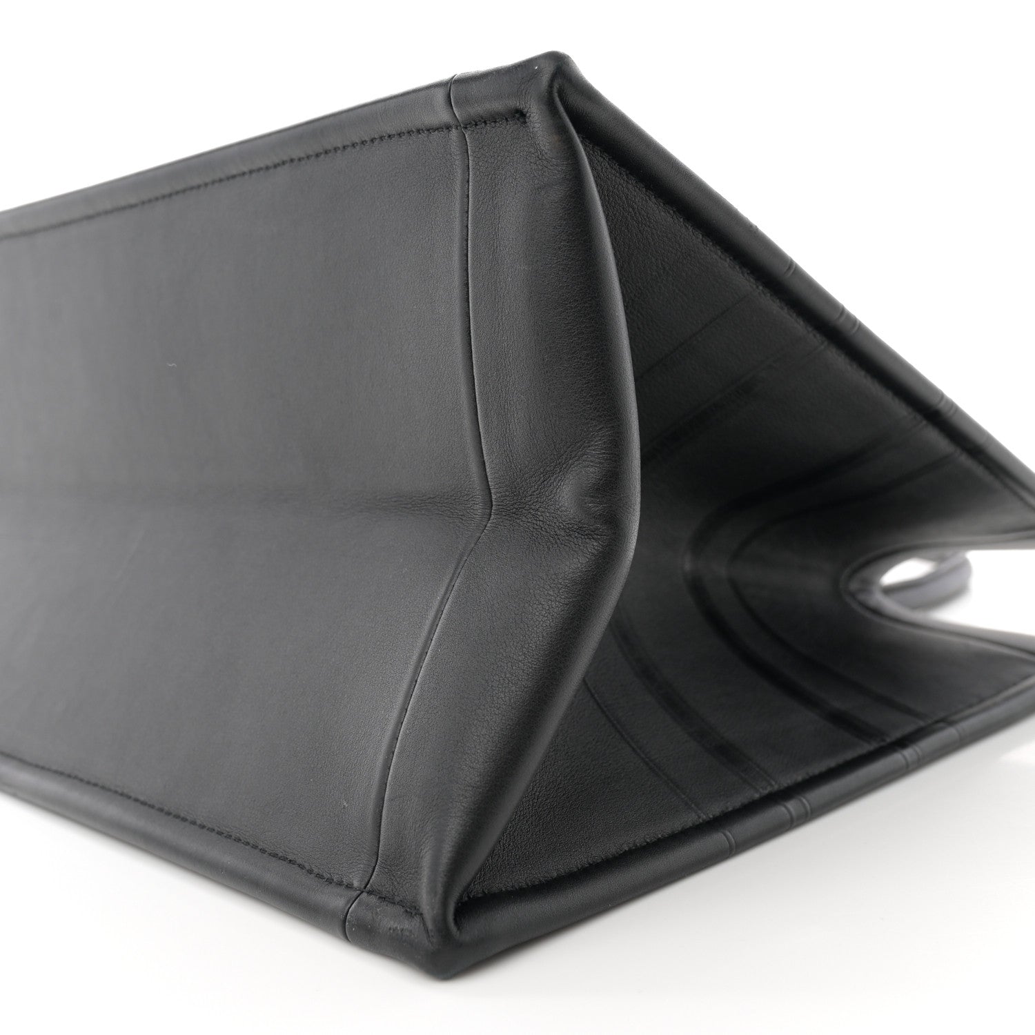 Christian Dior Calfskin Embossed Medium Book Tote Black 10 of 11