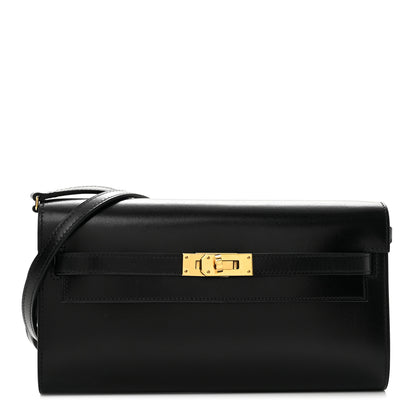 Hermes Box Kelly Wallet To Go Black 1 of 12
