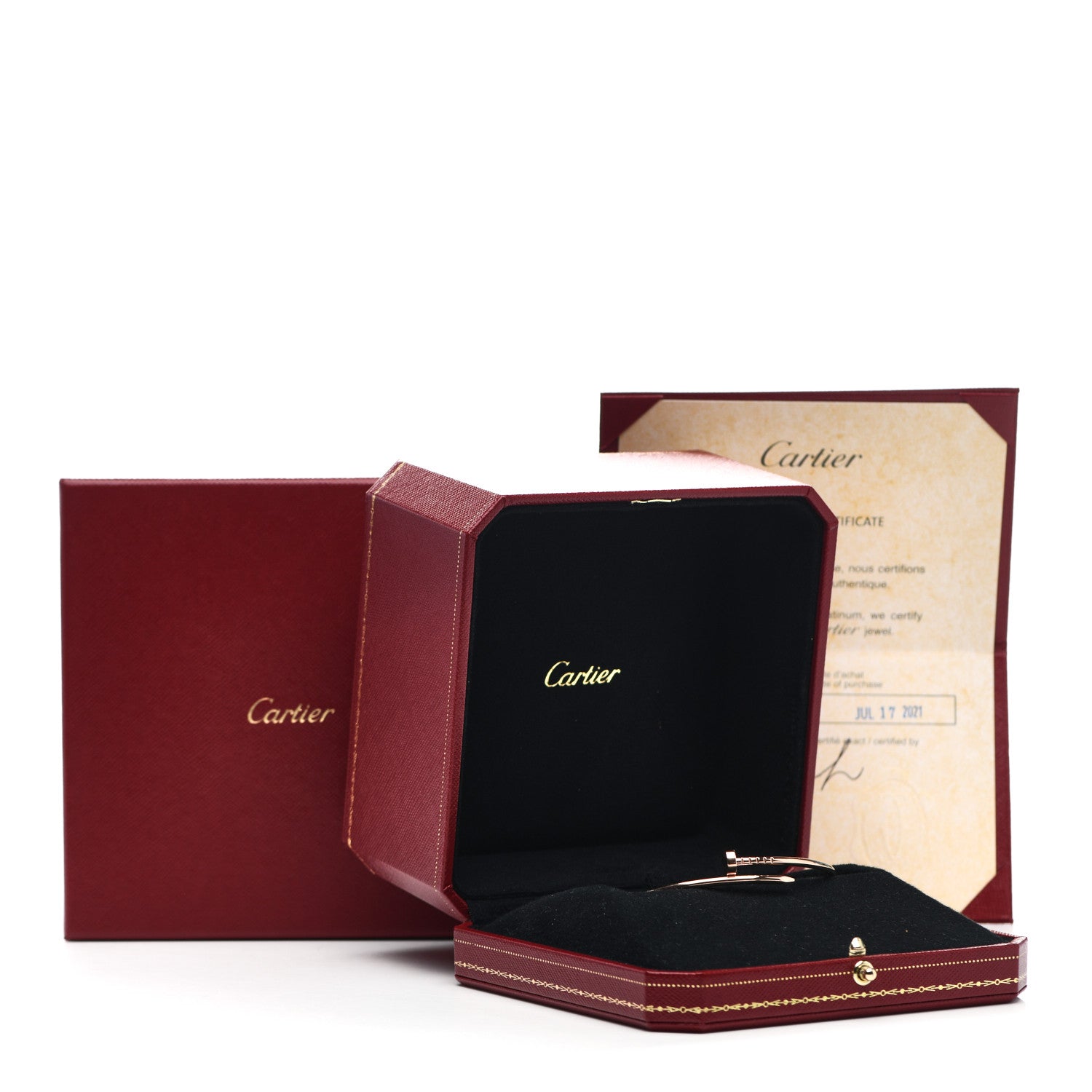 Cartier 18K Pink Gold Small Juste Un Clou Bracelet 16 5 of 5