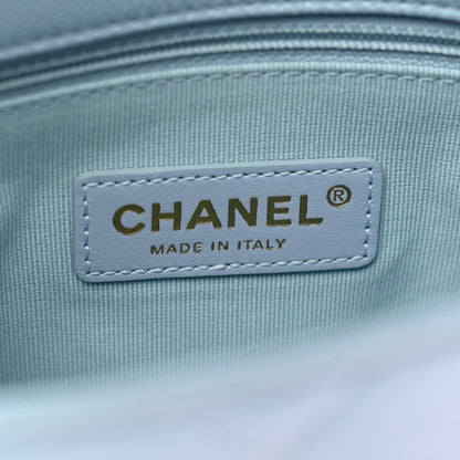 Chanel Iridescent Caviar Quilted Mini My Perfect Flap Light Blue 7 of 10