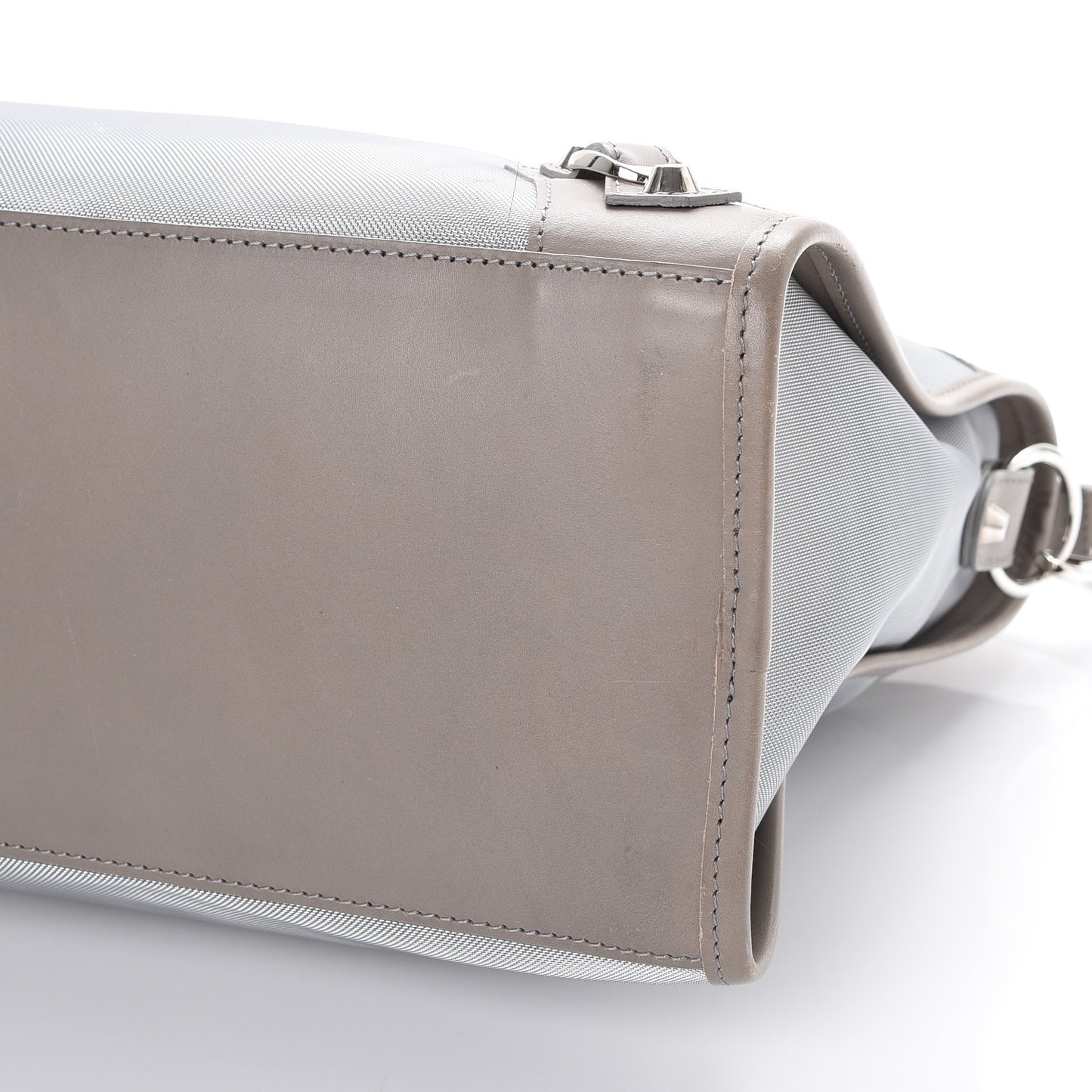 Technical Mesh Vegetable Calfskin Classic Silver Hardware City Gris Ardoise Gris Pyrite