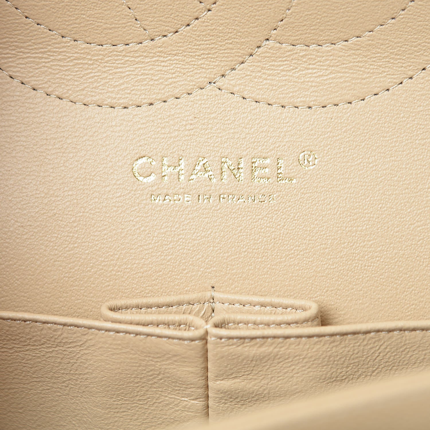 Chanel Caviar Quilted Jumbo Double Flap Beige Clair 8 of 9